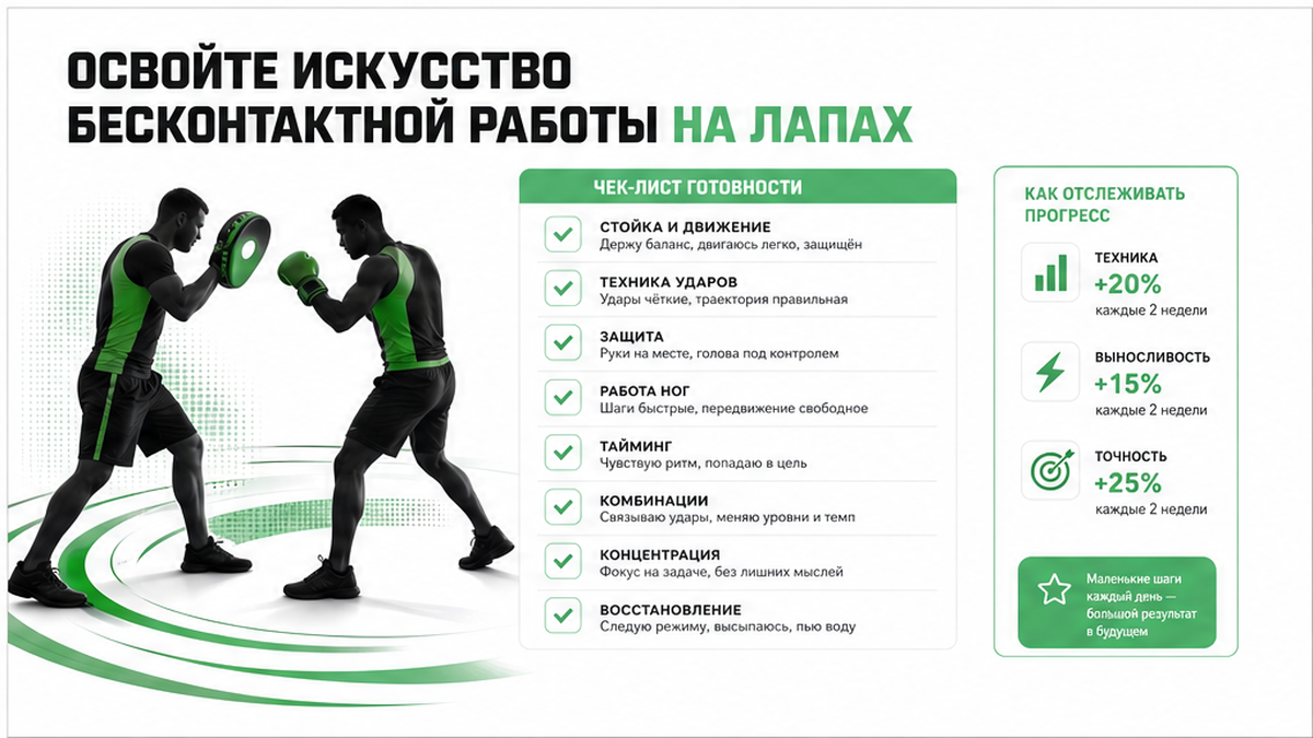 Чеклист / список подготовки: Освойте искусство бесконтактной работы на лапах