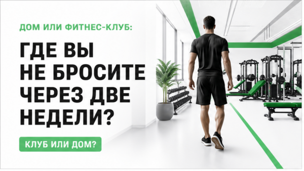 Почему фитнес-клуб помогает тренироваться регулярнее, чем дом?