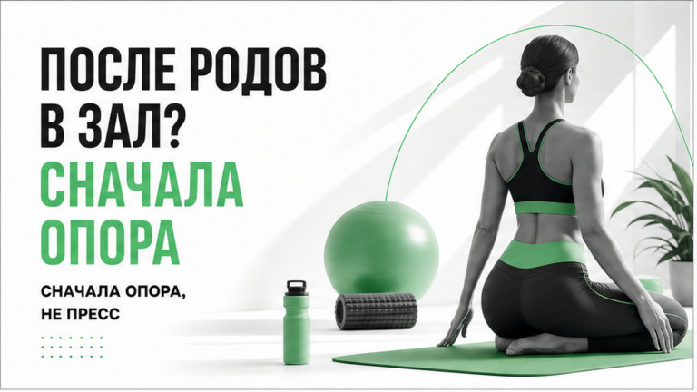 Когда начинать тренировки после родов и с чего безопасно стартовать?